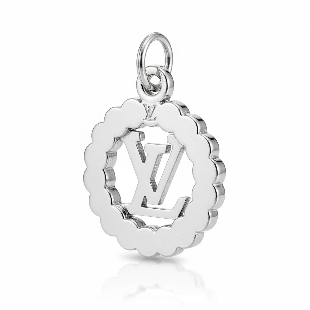 Louis Vuitton Authentic Silver Crystal Necklace Pendant for Necklace - Picture 13 of 15